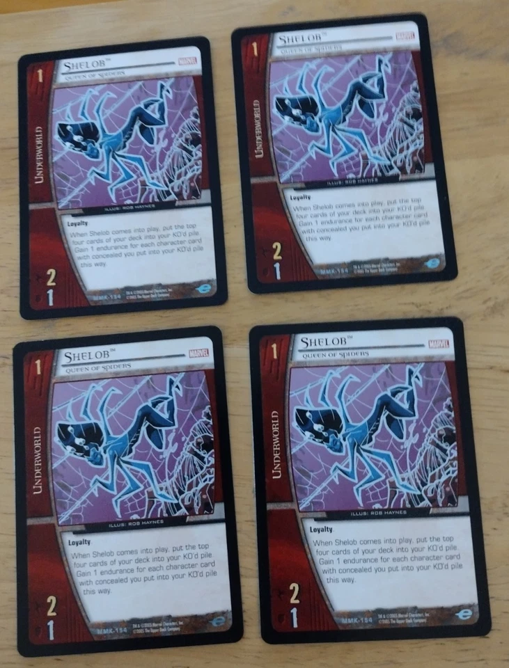 MARVEL VS TCG MMK-154 Shelob - Queen of Spiders Uncommon X4 - Image 1 of 1
