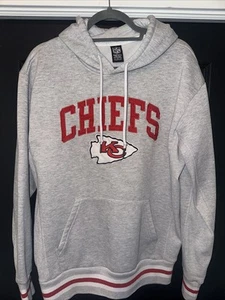 NFL Kansas City Chiefs - Men's Embroidered Hoodie | Gray Size Medium - Picture 1 of 4