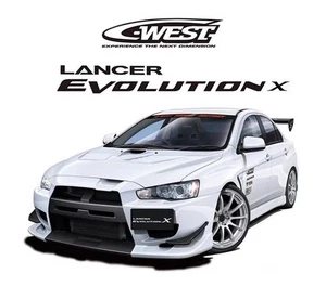 Mitsubushi Lancer Evo C-West CZ4A '07 Aoshima 1:24 plastic model kit 05897 - Picture 1 of 4