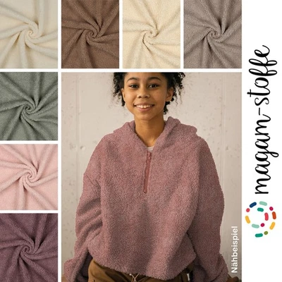 MAGAM-Stoffe "Bruno" Baumwoll Teddy super weicher Teddyfell Meterware ab 50cm - Bild 1 von 4