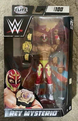 Figura de acción WWE Rey Mysterio Elite Collection Series 100 ¡MIP! Foto 1 de 4