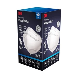 3M™ P2 Particulate Vertical Flat Fold Disposable Respirator 25 Pack - Picture 1 of 8