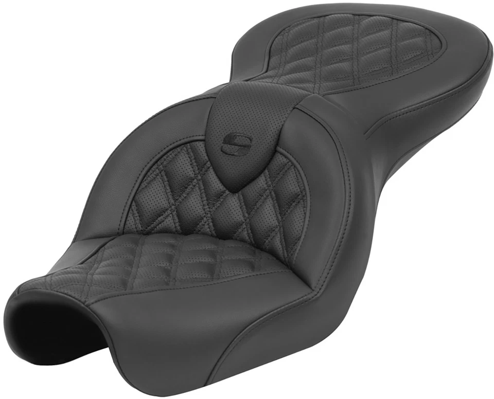 Asiento de gel Saddlemen Roadsofa Lattice Stitch para Harley Dyna 2004-2005 FXD FXDL 2004-2005 Foto 1 de 1