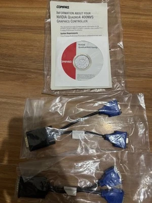 Molex Dual VGA Cable Splitter DMS-60 -- 887-6674-00 with 400NVS CD - Image 1 of 4