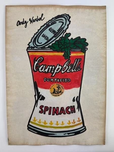 ANDY WARHOL COA art painting original drawing vintage paper signed stamped - Picture 1 of 3
