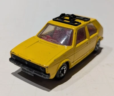 Matchbox Lesney Superfast VW Golf #7 1976 Rare Yellow / Red Interior - Image 1 of 4