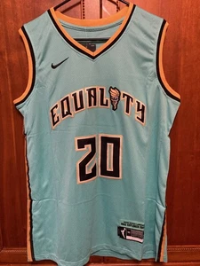 Sabrina Ionescu #20 New York Liberty Stitched Green Jersey Adult Size Medium - Picture 1 of 4
