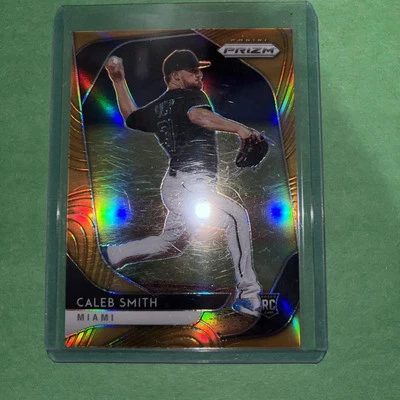 2020 Prizm #236 Caleb Smith Gold /100  - Image 1 of 2