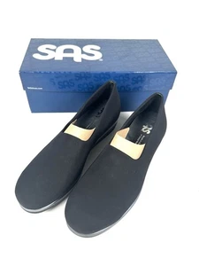 Scarpe da passeggio donna SAS Bliss Slio-On comode zeppa 2750-013 tessuto nero 8N - Foto 1 di 6