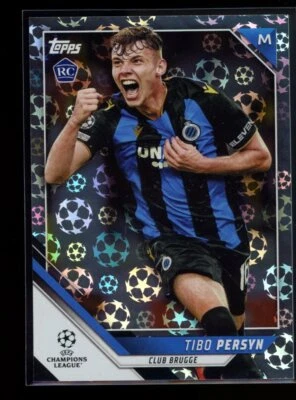 2021-22 Topps UEFA #85 Tibo Persyn Starball Foil - Image 1 of 2