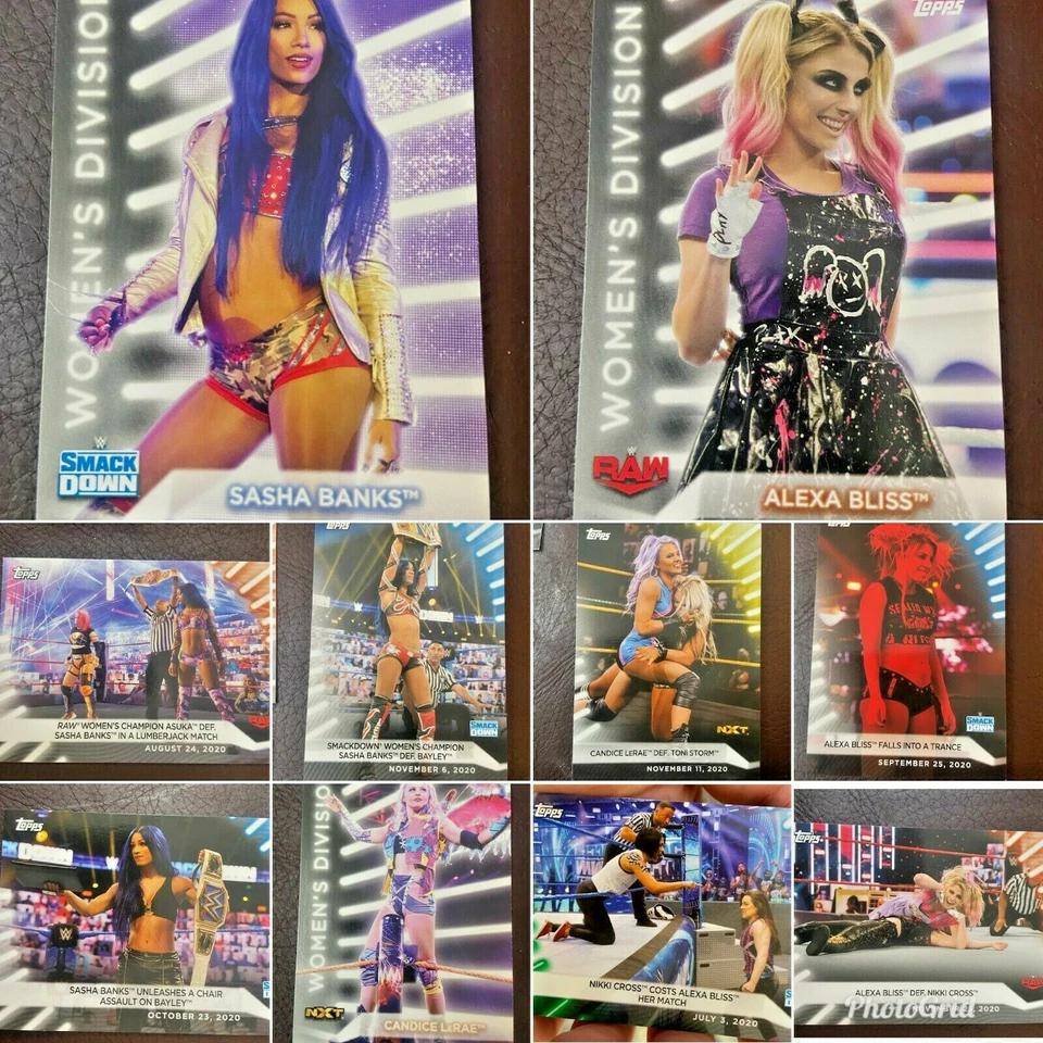 2021 Topps WWE Women's Division #1-100 w/ Roster Cards & Foilboards - DISCOUNT! - Image 1 of 1