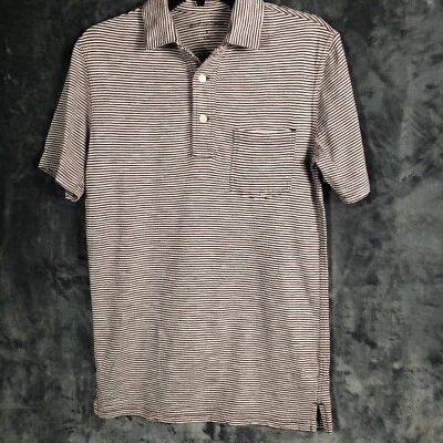 Camisa de manga corta con botones Great Northwest Clothing Company a rayas para hombre pequeña Foto 1 de 4