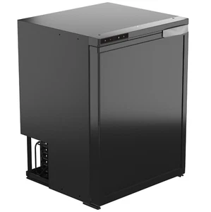 65L DC 12/24V cámper furgoneta compresor refrigerador congelador negro plateado - Imagen 1 de 23
