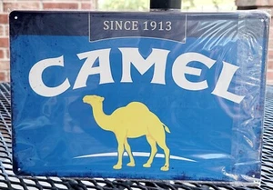 Camel Cigarettes Tin Metal Sign 8 X 12 Inches In Size Man Cave Decor New - Picture 1 of 2
