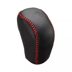 For hyundai sonata 2011-2014 Inner Hand sewn leather Gear Shift Knob Cover trim - Foto 1 di 4