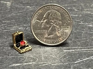 Dollhouse Miniature Jewelry Ring in Box Faux Ruby 1:12 scale B338 Dollys Gallery - Picture 1 of 3
