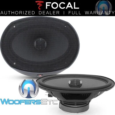 FOCAL PC690N 6"X9" PERFORMANCE 120W RMS SOUND QUALITY COAXIAL SPEAKERS NEW - Image 1 of 4