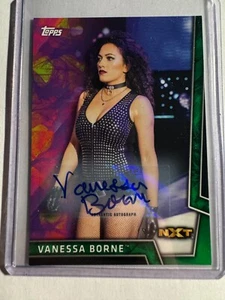 K199,526 - 2018 Topps WWE Women's Division Auto Green #45 Vanessa Borne #/150 - Picture 1 of 1