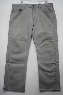 Jeans Levis 560 ajuste cómodo W38 L32 gris denim para hombre etiqueta negra Foto 1 de 4