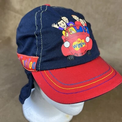 Sombrero infantil The Wiggles ~ sombra de cuello 2007 playa sol "gran coche rojo" niños Foto 1 de 4
