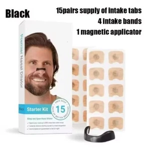 15 Pairs Magnetic Nasal Strips Nasal Breathing Dilators Breathing Intake Bands - Picture 1 of 10