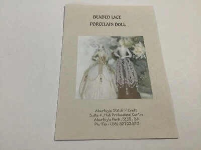 Anerfoyle Stitch ‘n’ Craft Beaded Lace Porcelain Doll. (Not Bead Knitting) - Image 1 of 4