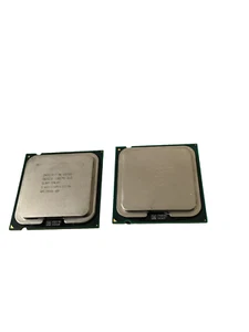 LOT OF 2 Intel Core 2 Duo 2.66GHZ Socket 775 E8200 CPU Computer Processor SLAPP - Picture 1 of 3