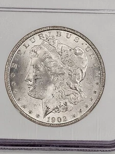 1902-O Morgan Silber Dollar NGC MS64 - Bild 1 von 4
