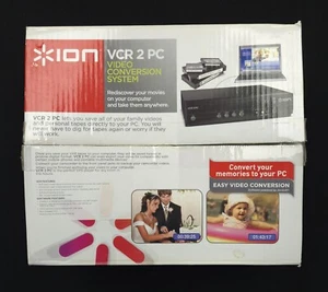 ION VCR 2 PC USB VHS Video to Computer Conversion System Digital Transfer New - Afbeelding 1 van 7