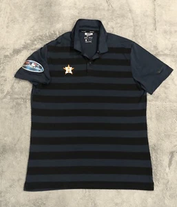 2018 Nike Team Issued Post Season Houston Astros Performance Polo Shirt Men’s M - Picture 1 of 10
