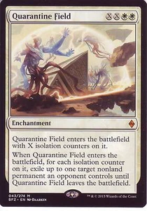 MTG Quarantine Field Battle for Zendikar Mythic Rare - Picture 1 of 1