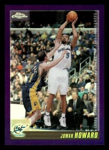 2000 Topps Chrome Refractor #89 Juwan Howard Wizards - Picture 1 of 2