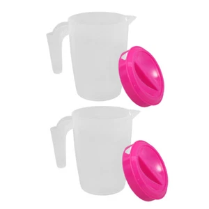 2 Pcs Cold Water Bottle Pitcher Collapsible Kettle Beverage Machine - Picture 1 of 12