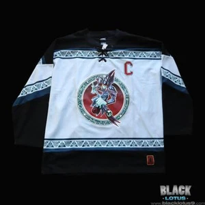 NEW Yu-Gi-Oh! Dark Magician Hockey Jersey Yugi 96 Captain BoxLunch size XL - Bild 1 von 6