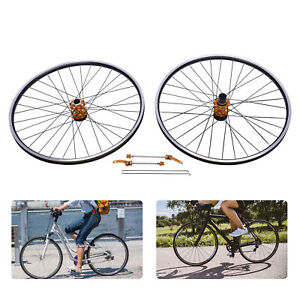 29" Front + Rear Bicycle Wheel Set Mountain Bike Wheelset Quick Release Lever