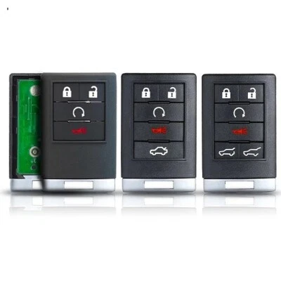 Remote Car Key  4/5/6 Buttons 315Mhz Cadillac CTS DTS Escalade ESV EXT No Blade - Image 1 of 4