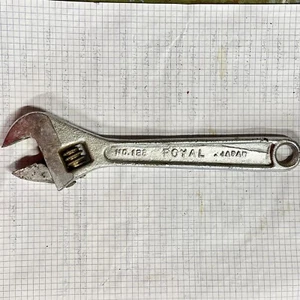 Vintage no 133 8" ROYAL ANGLE WRENCH DROP FORGED MADE IN JAPAN - Picture 1 of 4