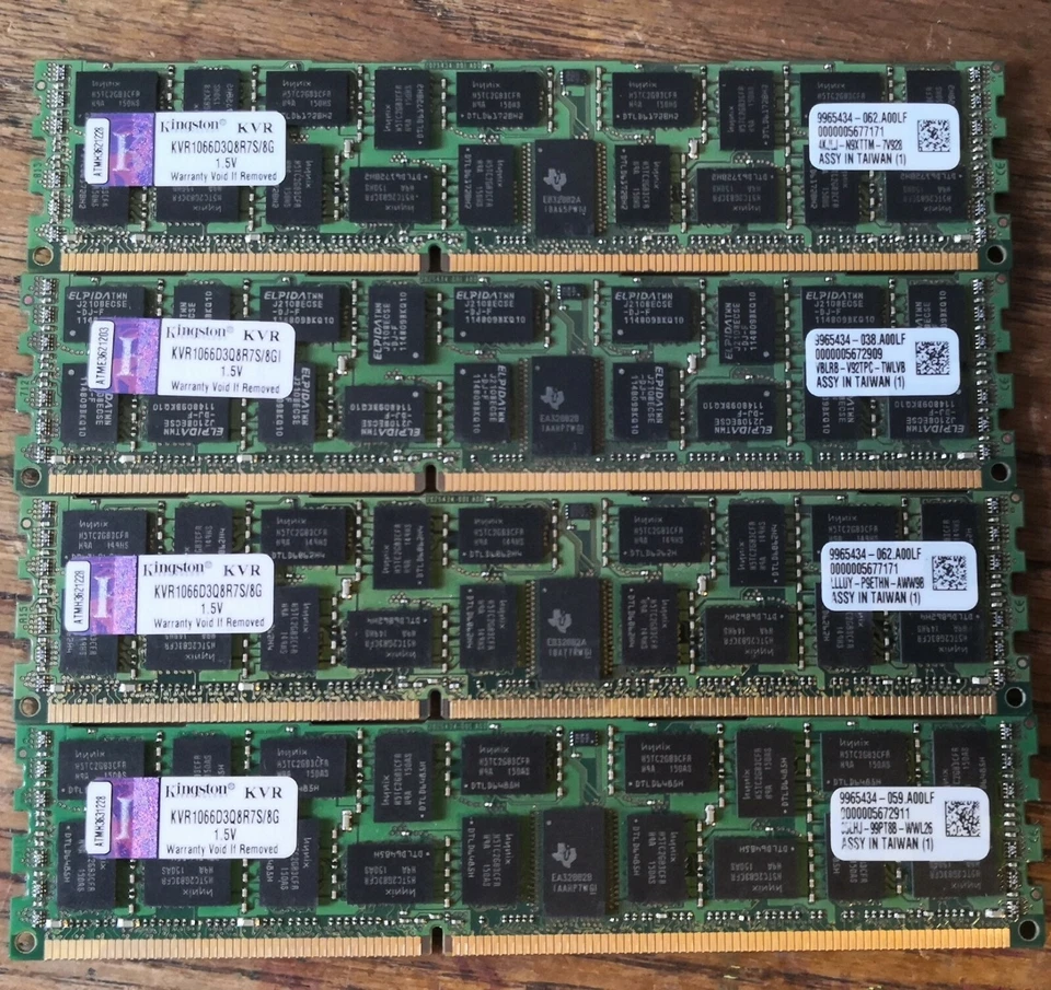 32Gb RAM KingSton vDDR3 (4x8Gb) - Immagine 1 di 1