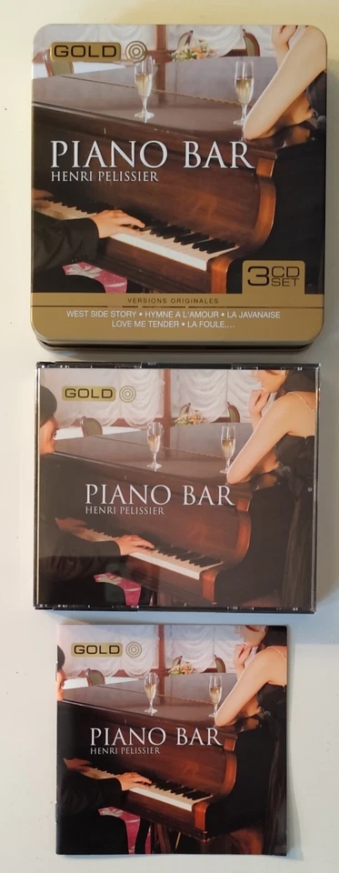 Piano Bar Henri Pelissier / Coffret Métal 3 Cd / TBE - Photo 1/2