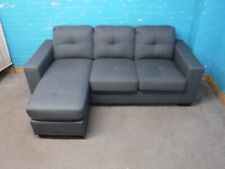 QUALITY USED GREY LEFT & RIGHT CORNER SOFA - MORE LISTED