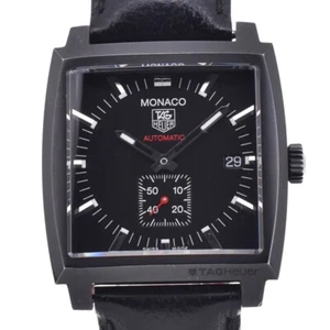 Orologio Uomo Automatico TAG HEUER Monaco WW2119.FC6338 Piccolo Seconda Data L#140353 - Foto 1 di 8