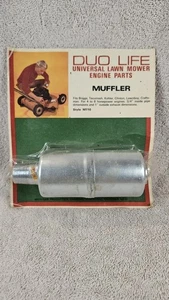 Piezas de motor cortacésped universal Duo Life de colección, silenciador estilo M110, N.O.S  - Imagen 1 de 7