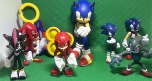 Lotto di 8 personaggi film Sonic the Hedgehog (Sonic~Knuckles~Werehog~Shadow) - Foto 1 di 17