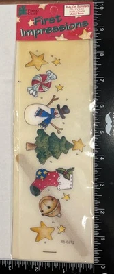 VINTAGE Provo Craft First Impressions Rub-On Transfers Christmas Theme 48-8272 - Image 1 of 4
