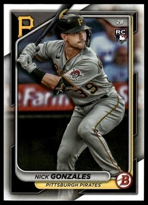 2024 Bowman #62 Nick Gonzales Pink #/175 - Picture 1 of 2