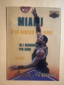 1996 Classic Clear #4 Assets Basketball Card Alonzo Mourning - Picture 1 of 2