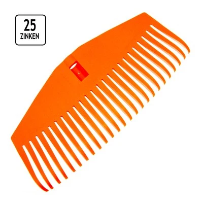 leichter Laubrechen 25 Zinken Harke Laubbesen - Bild 1 von 4