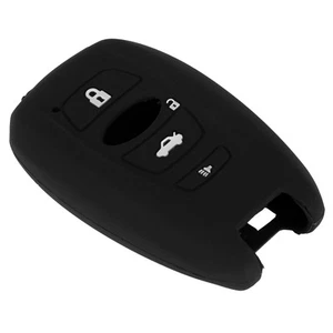 Funda protectora de silicona negra para llavero inteligente para Subaru Impreza Legacy Outback - Imagen 1 de 4