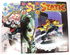 Static Comic Lot # 37 38 39 DC Milestone 1996 High Grade VF+ to NM! E6 - Foto 1 di 8