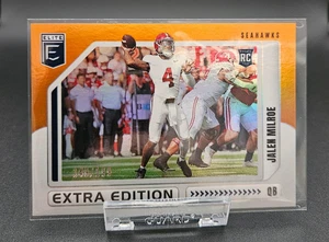 2025 Panini Donruss Elite #16 Jalen Milroe Extra Edition Orange /199 RC Seahawks - Bild 1 von 2
